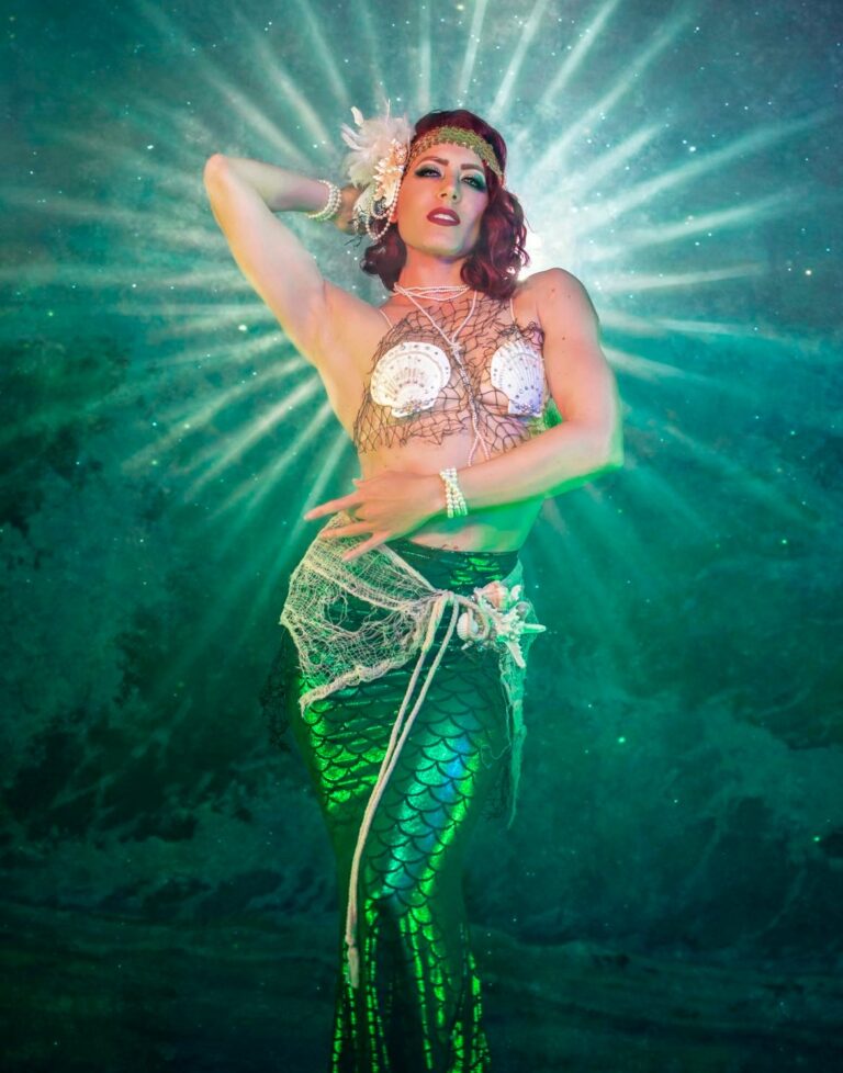 Velveteen Serpent Queen as the Mermaid Monarch