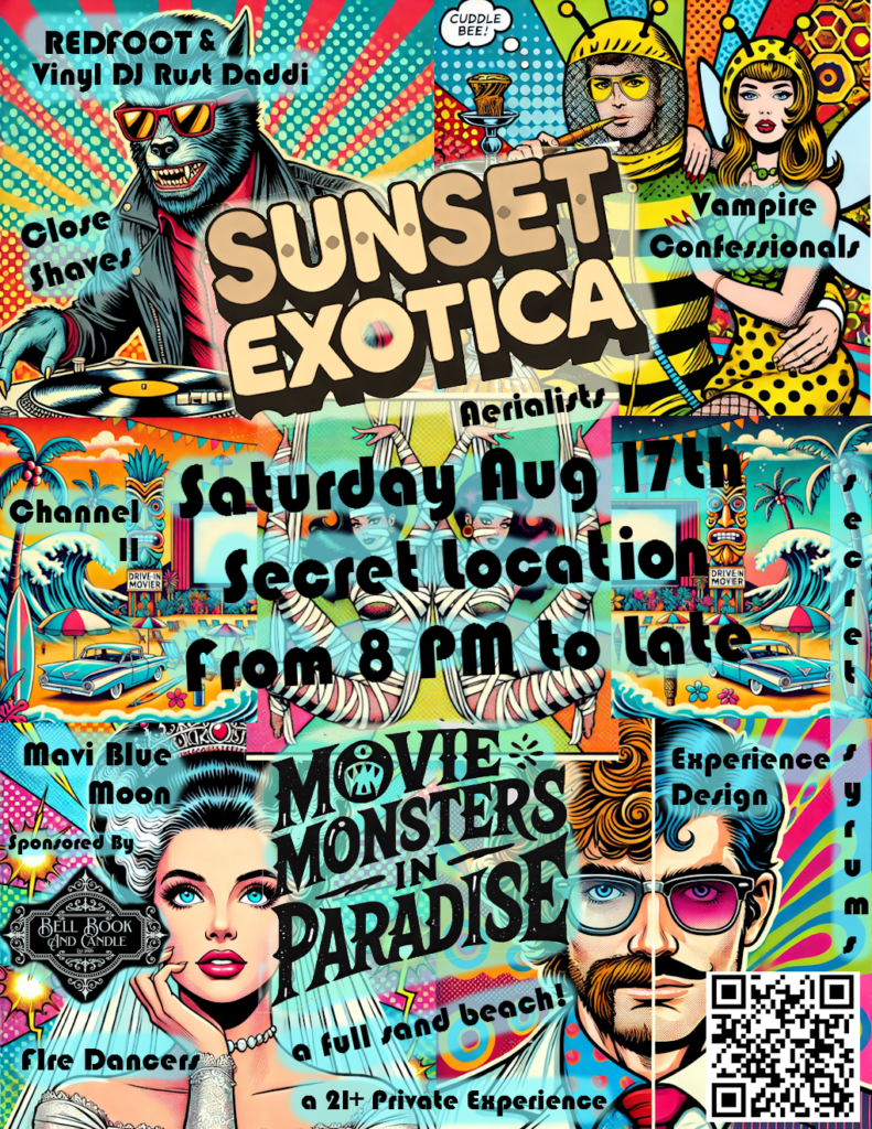 Sunset Exotica | Movie Monsters in Paradise