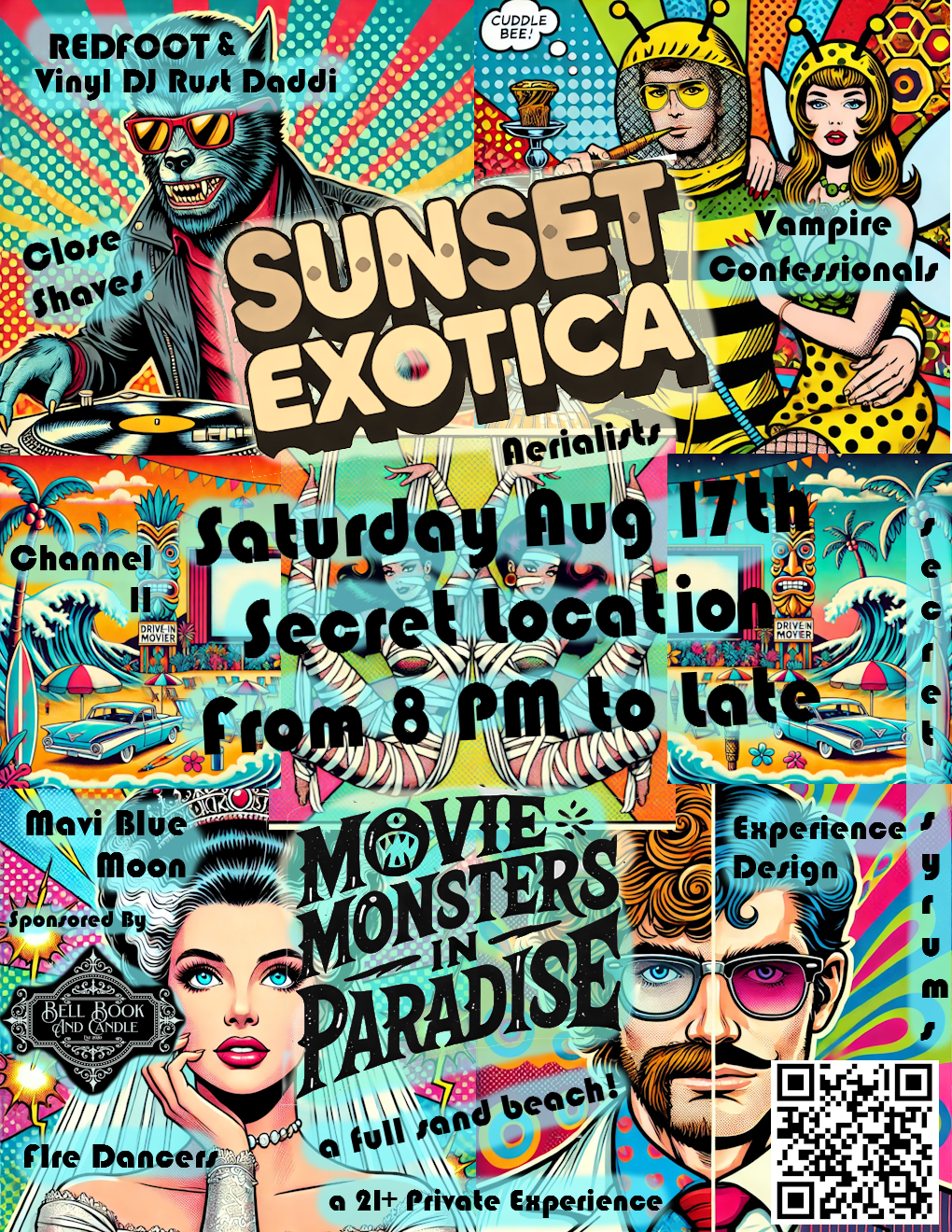 Sunset Exotica | Movie Monsters in Paradise